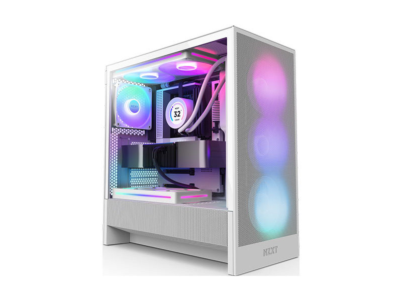 NZXT H5 Flow RGB Blanc